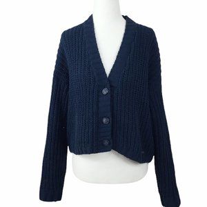 Hollister Cropped Knit Cardigan
